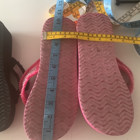 Bobee summer flip flops, 2” to 1” platform heels, 2 pairs - Picture 6 of 7